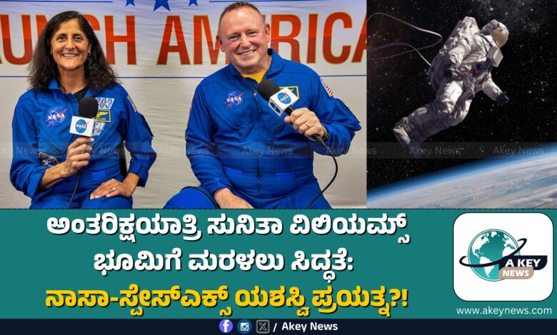 Sunita Williams SpaceX Return
